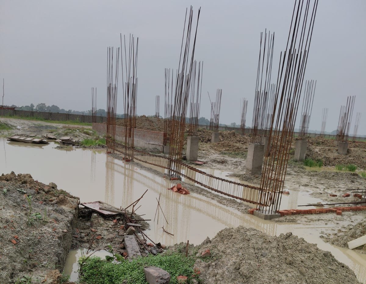 Sudha Dairy Plant construction progress, Bairiya, Gopalganj
