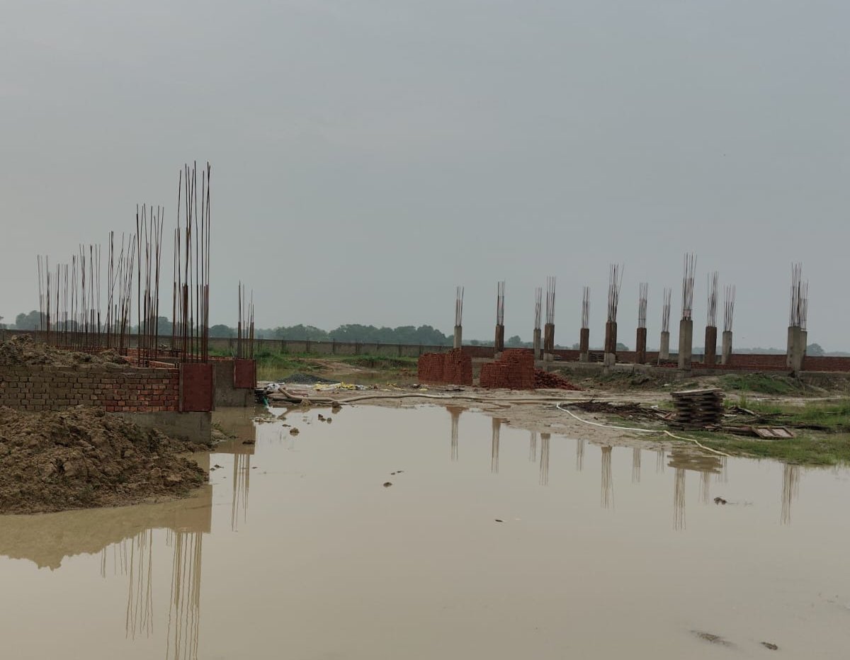 Sudha Dairy Plant construction progress, Bairiya, Gopalganj